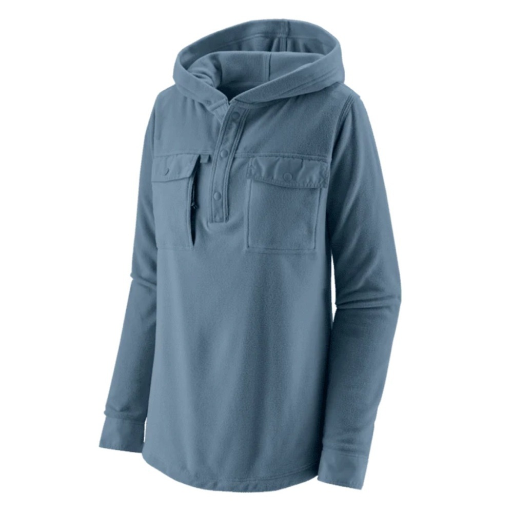 NWT Patagonia Women’s Micro-fleece Early Rise Shirt Sz M — Utility Blue